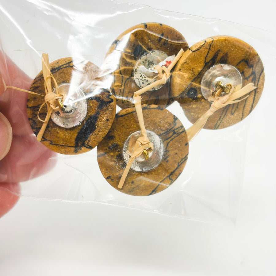 Marbled Wood Shank Buttons