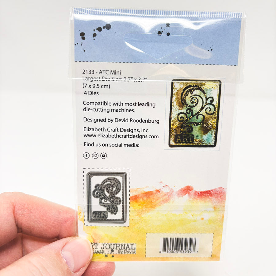 Elizabeth Craft Designs - Art Journal Die Cut - 2133 ATC Mini