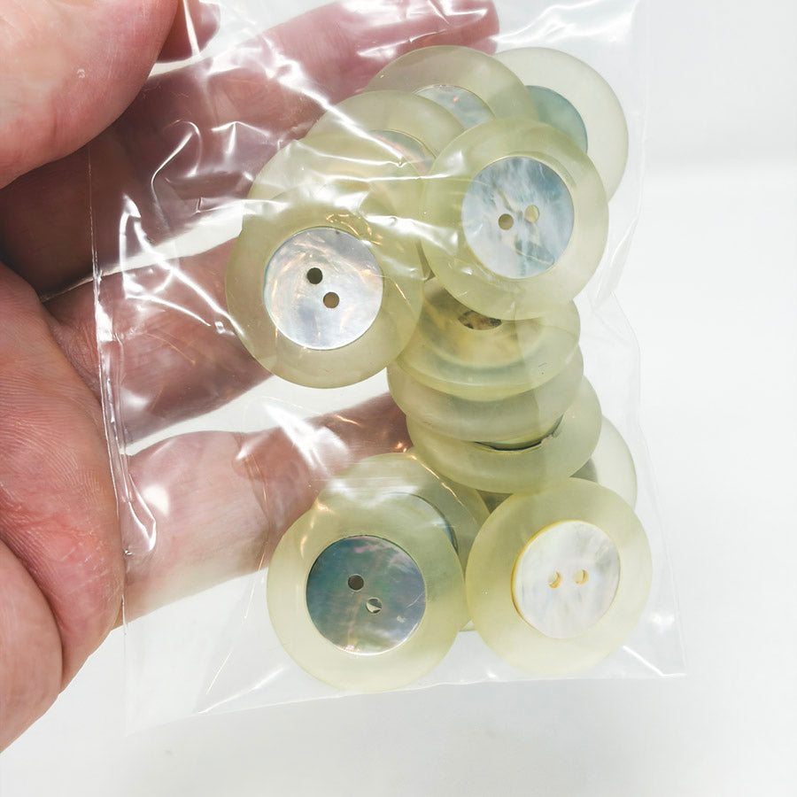 Shell Inlay Plastic Buttons