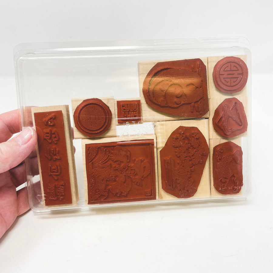 Eastern Motif Wood Stamps by Stampin' Up