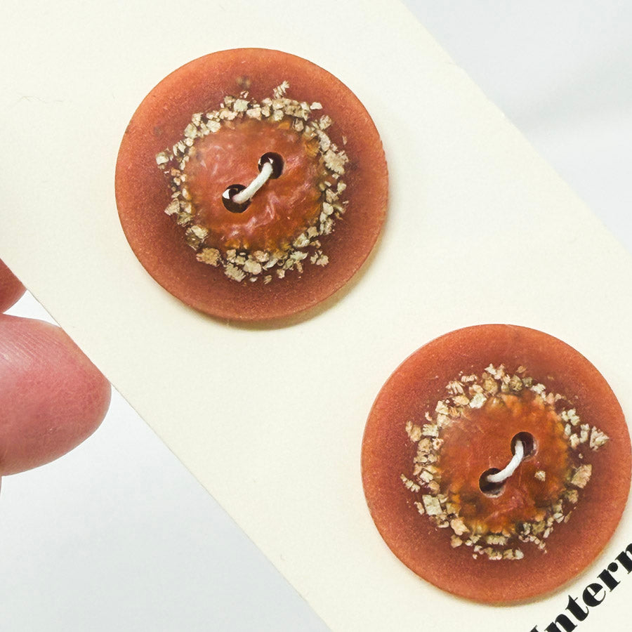 JHB Intl Coral Fleck Button Card