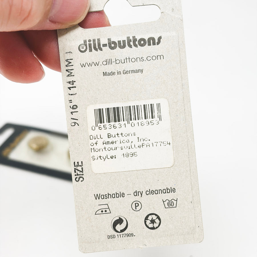 Dill-Buttons 24K Gold Plated #1895 Button Sets (1)