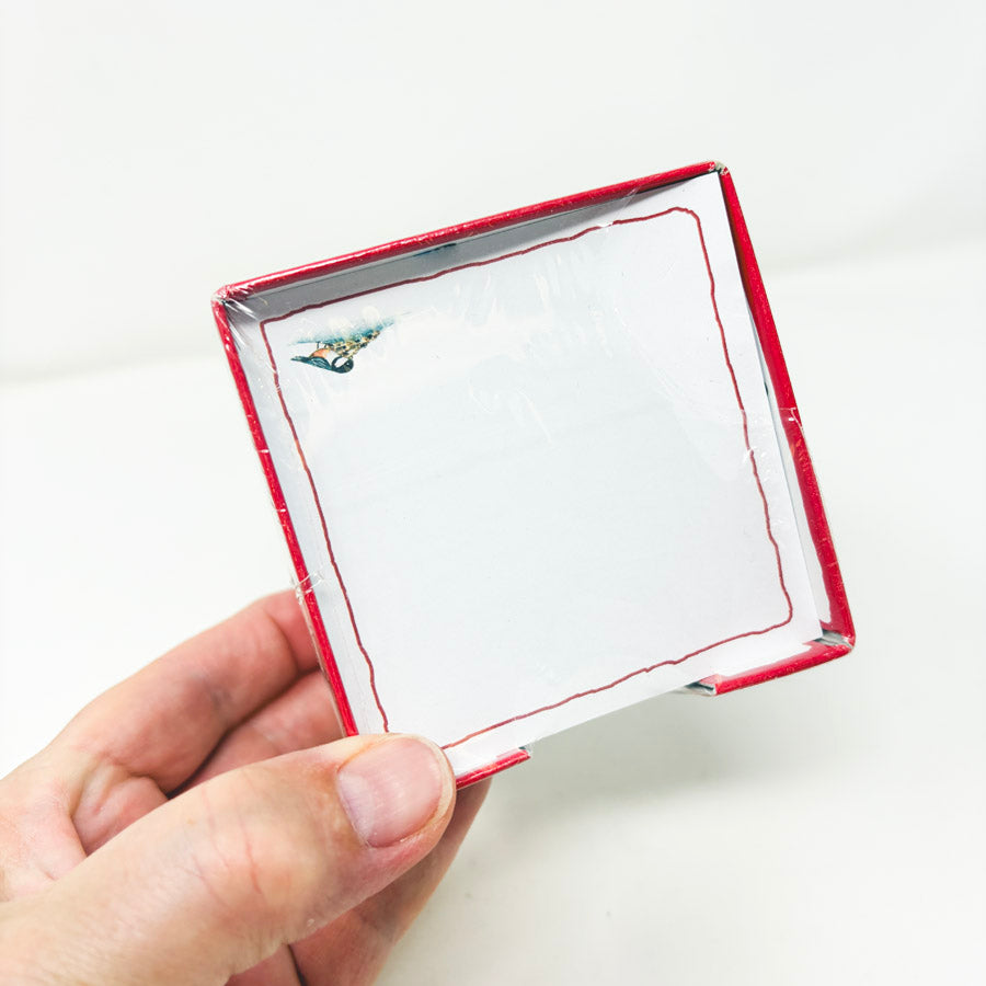 Snowman Memo Cube