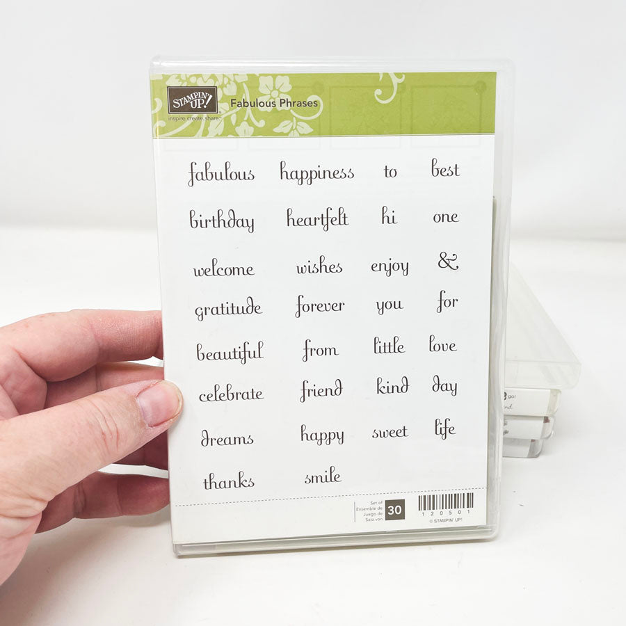 Stampin' Up Cling Stamp Sets