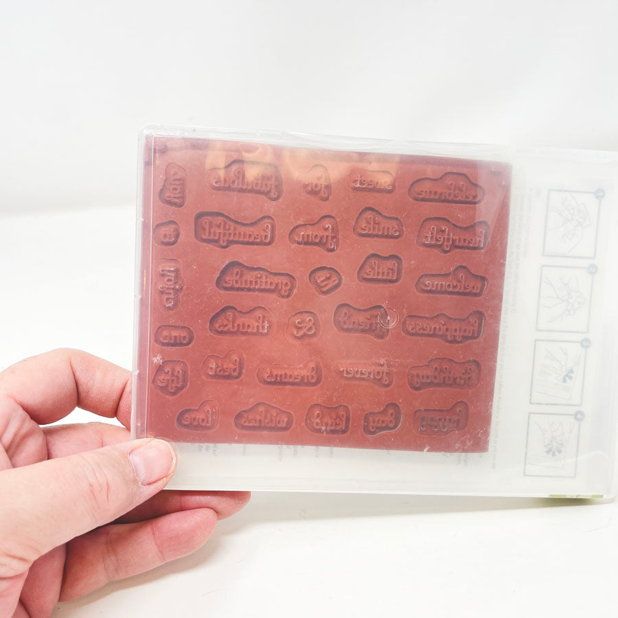 Stampin' Up Cling Stamp Sets