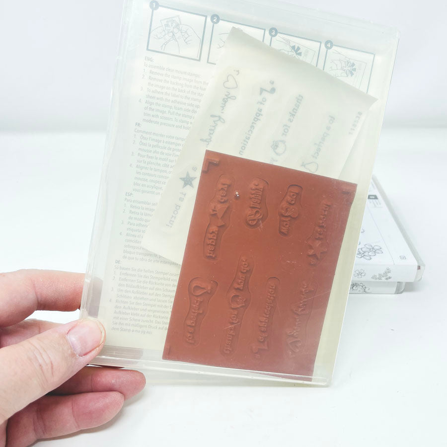 Stampin' Up Cling Stamp Sets