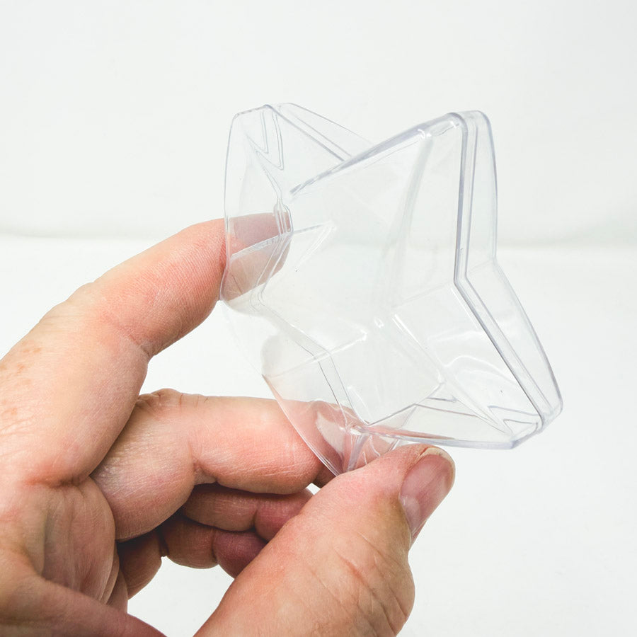 Bundle Of Clear Star Shaped Boxes