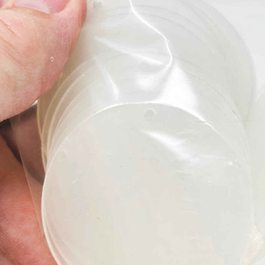 Clear Round Plastic Discs