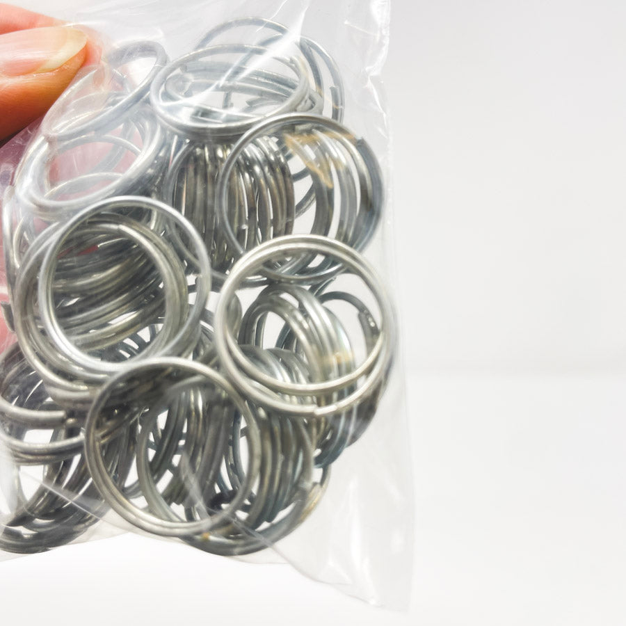 Metal Tag Rings - Split