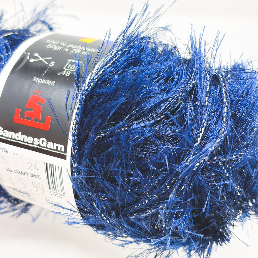 Funny Pelsgarn Med Glitter Yarn - Parti 627