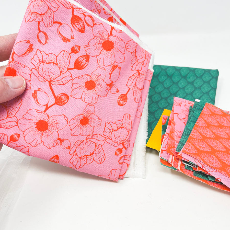 Tropical Pink & Green Quilt Kit