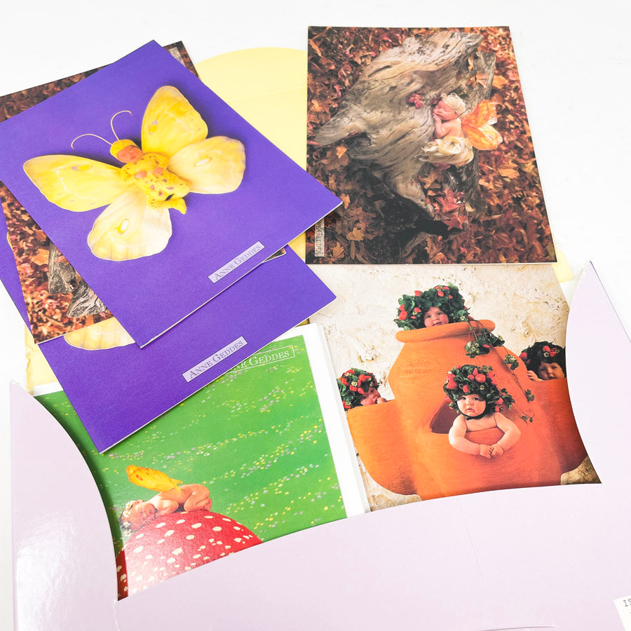 Anne Geddes Down in the Garden Greeting Card Set - 7 Cards and Envelopes