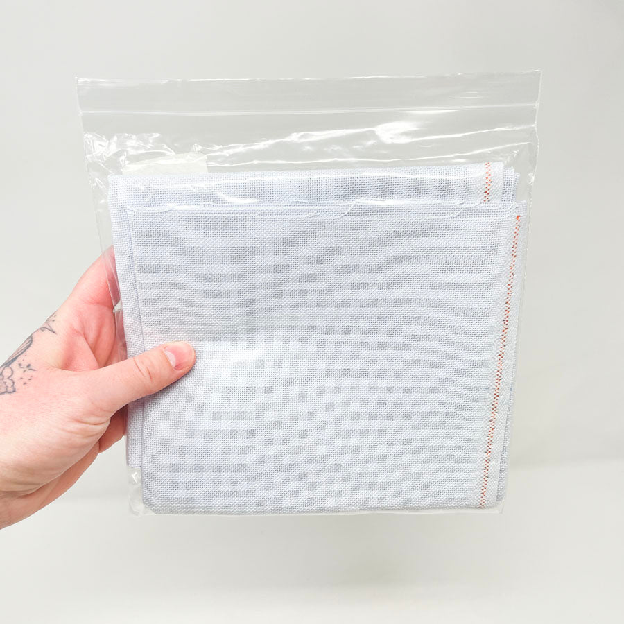 Lugana 24Ct 18x28" Light Blue Needlework Fabric