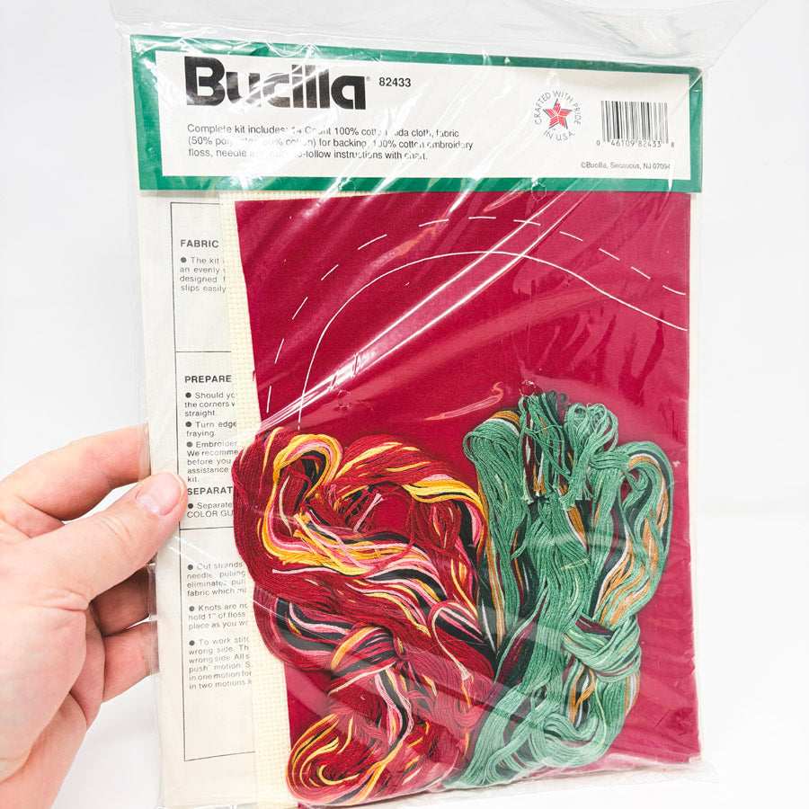 Christmas Sample Stocking - Bucilla Cross Stitch Kit