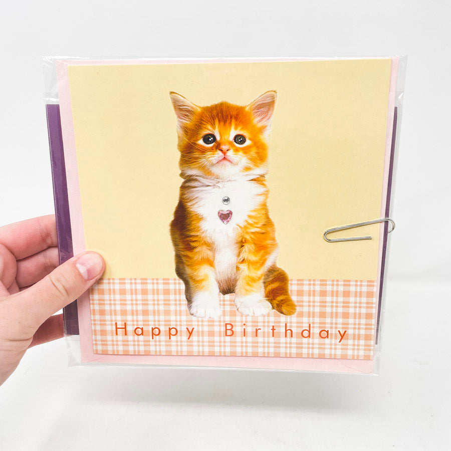 Embellished Birthday Cards - Two Cards with Envelopes