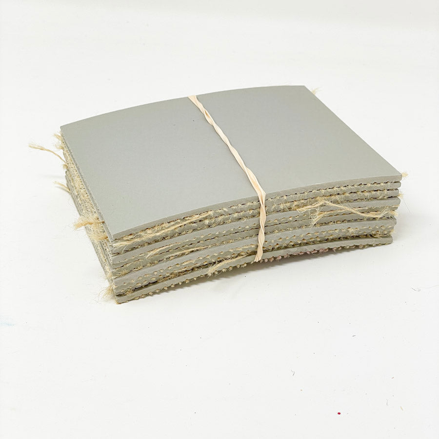 Battleship Gray Linoleum, 4" x 5", Unmounted (10)