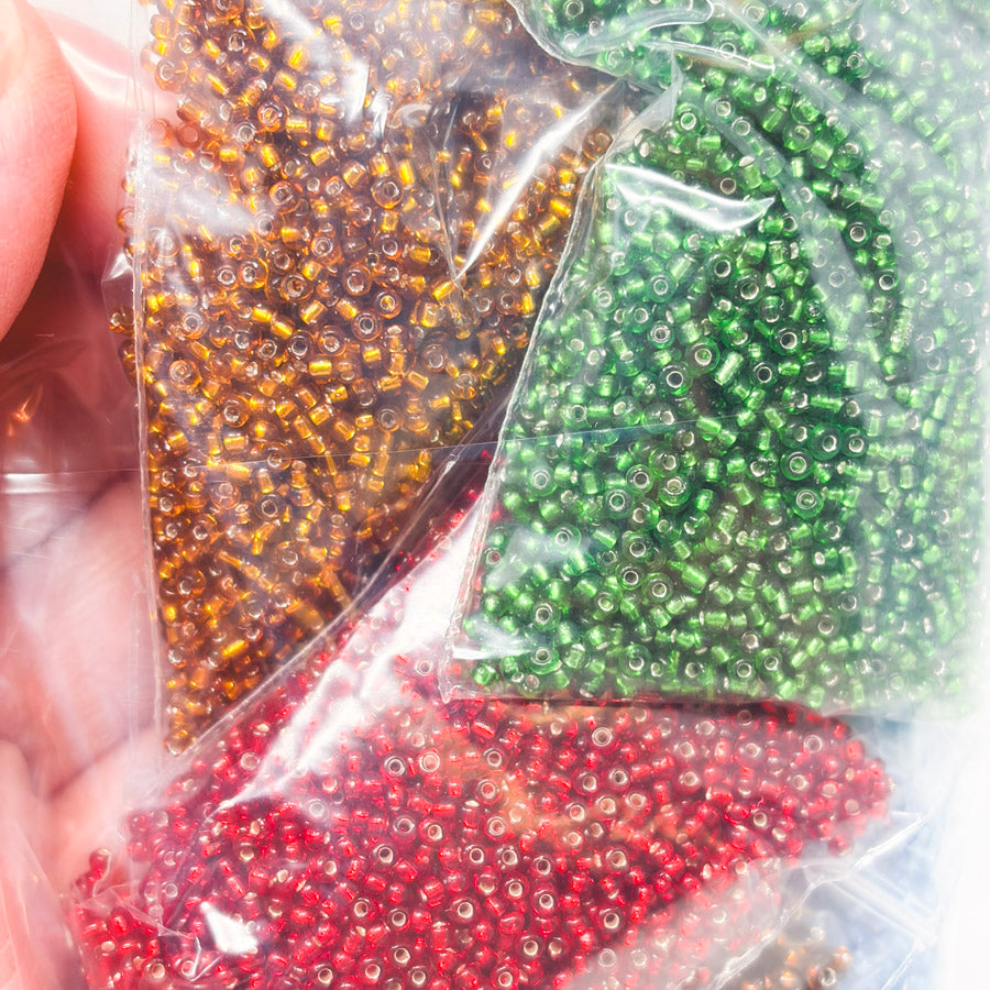 Jewel Tones Seed Bead Bundle