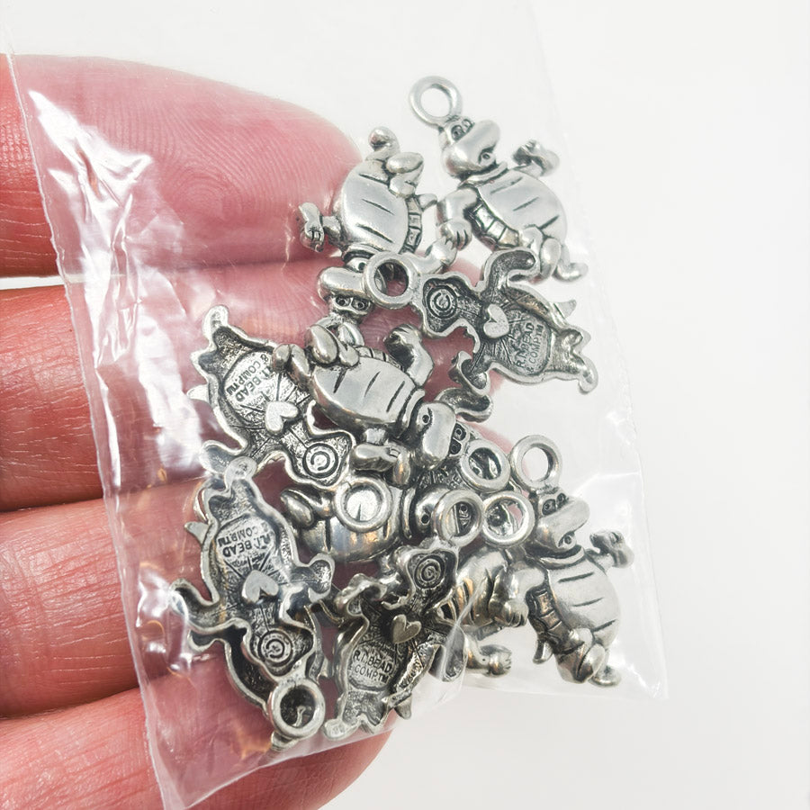 Bundle of 12 Turtle Character Charms