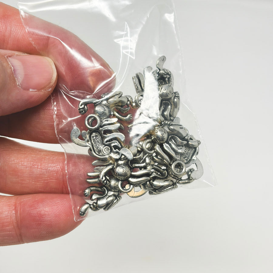 Bundle of 12 Bunny Character Charms