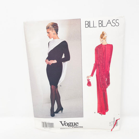 Vintage 1991 Vogue American Designer Sewing Pattern/Bill Blass - 2767 - Size 6-10