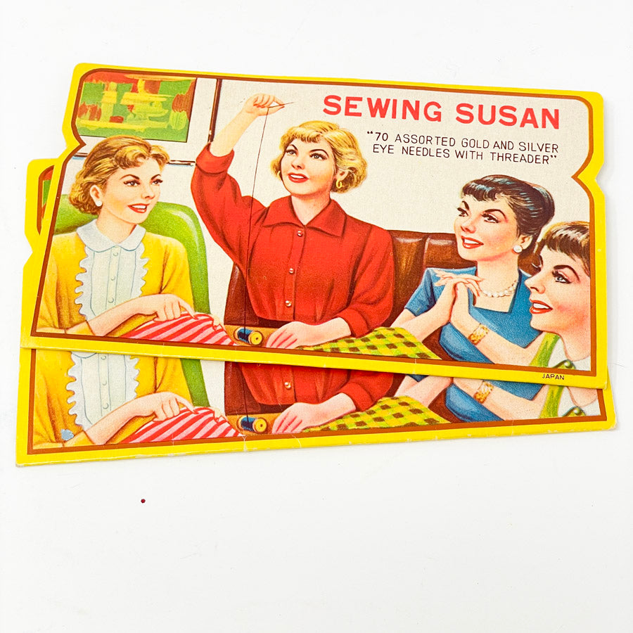 Vintage Sewing Susan Needle Packs (2)