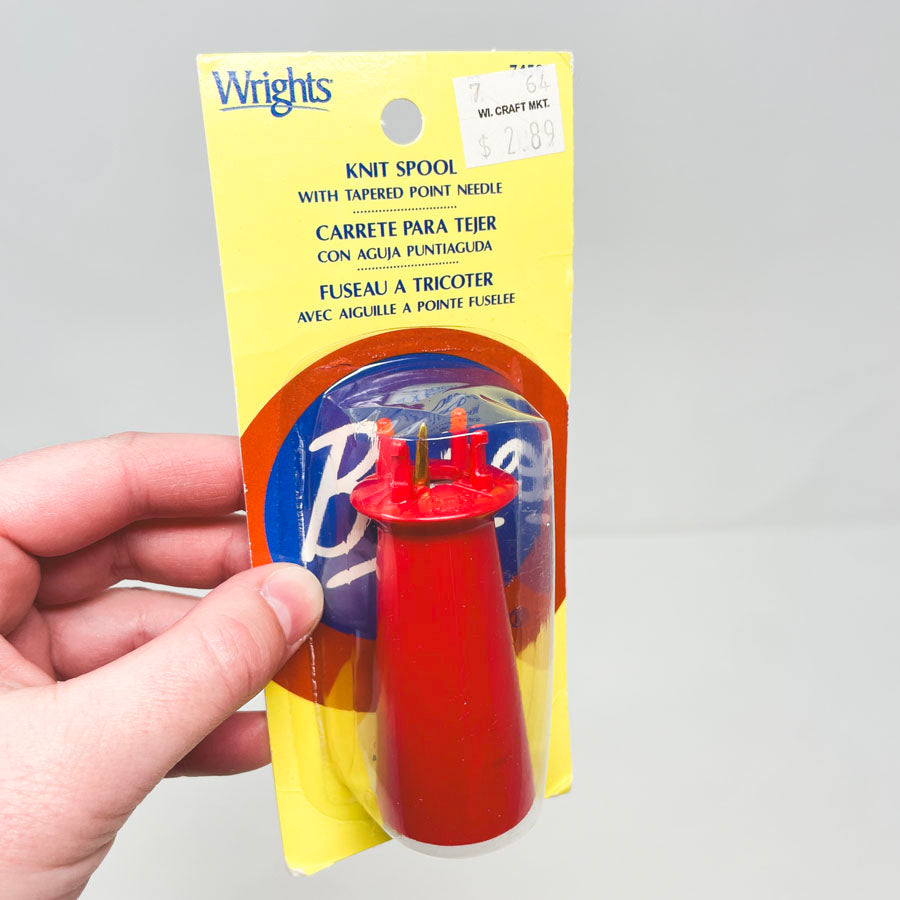 Wrights- Knit Spool with Tapered Point Needle