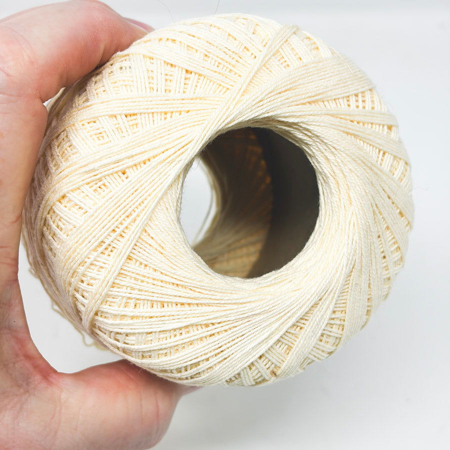 Cream Unmarked Crochet Thread