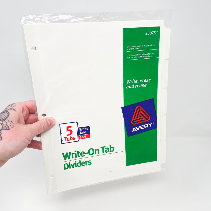 Avery- Write-On Tab Dividers