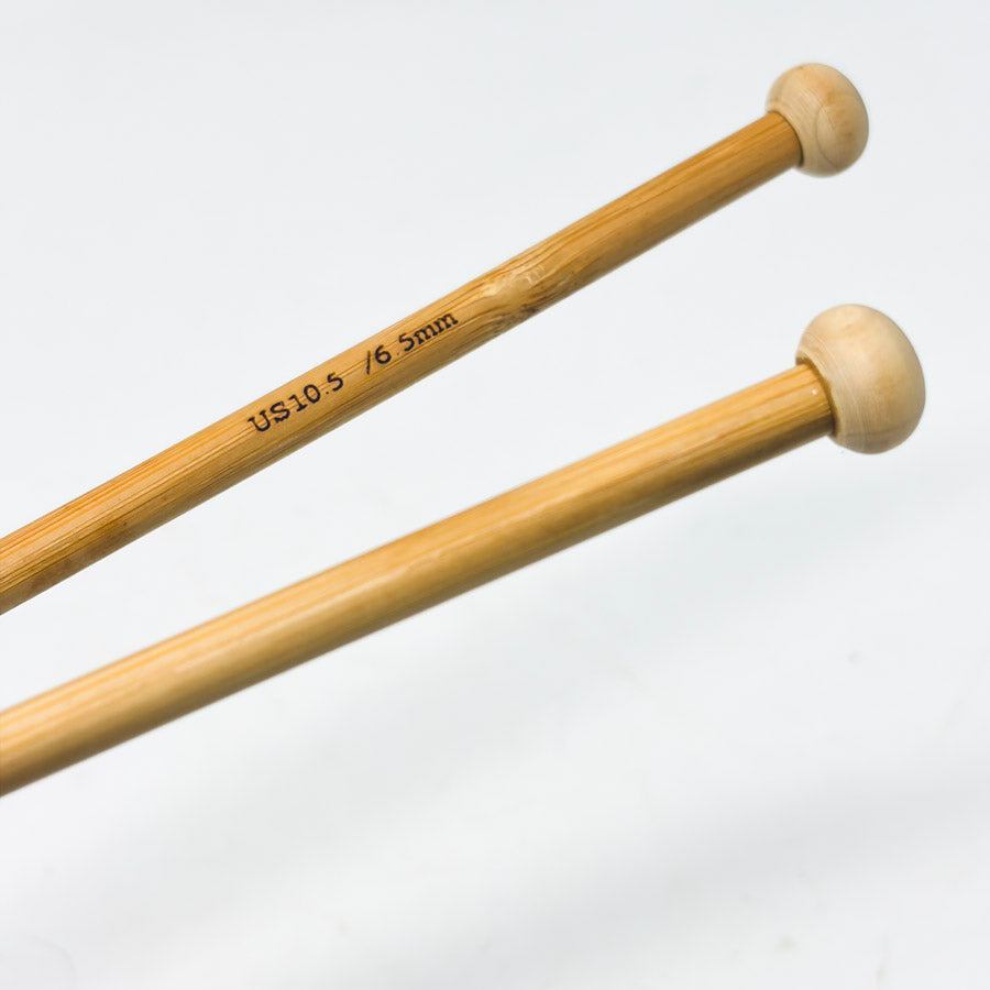 10.5 Bamboo Knitting Needles