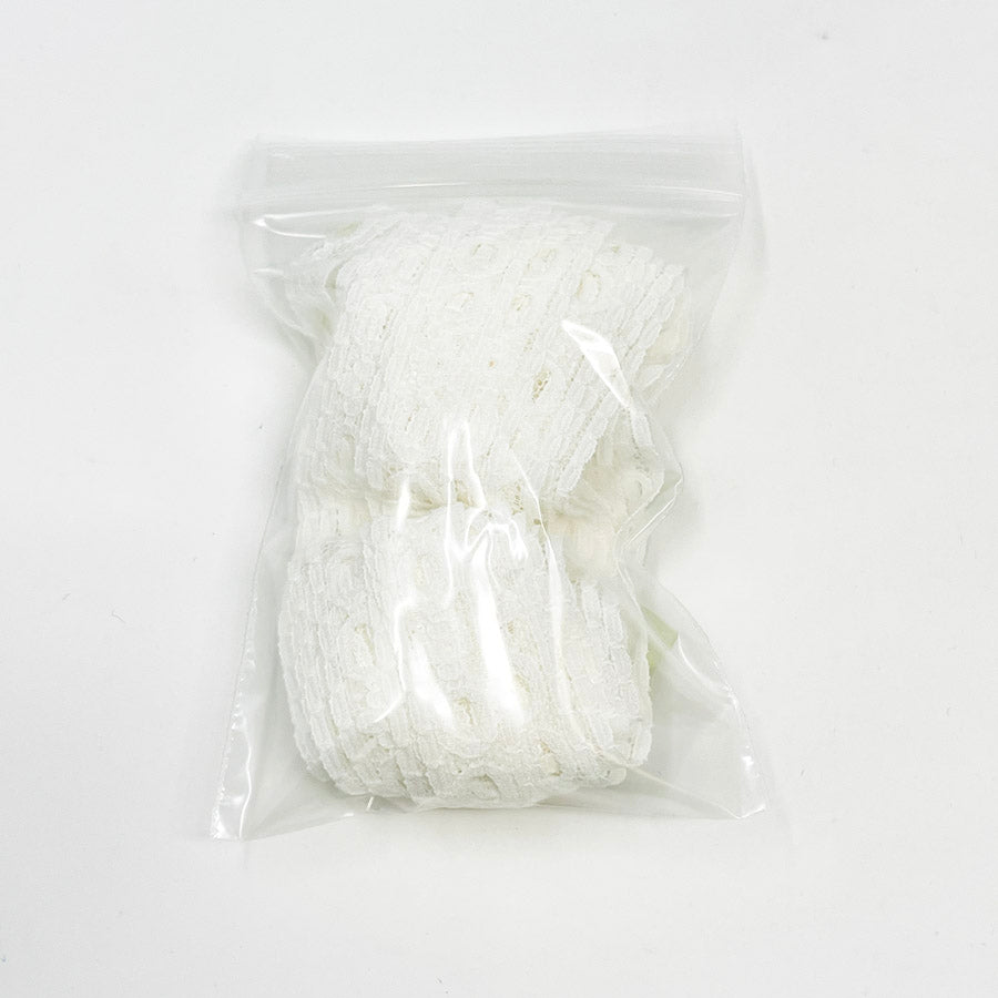 9 Yards White Eyelet Lace