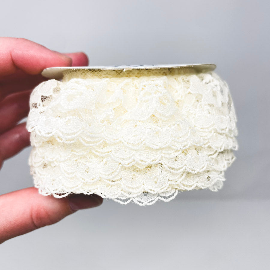 Cream Nylon Lace Roll