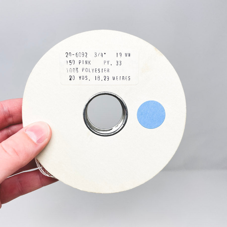 Offray Pink Floral Lace Roll