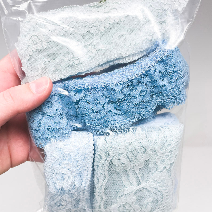 Bundle of Soft Blue Lace