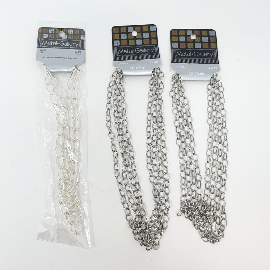 Assorted Carded Metal Chains - Pick a Style