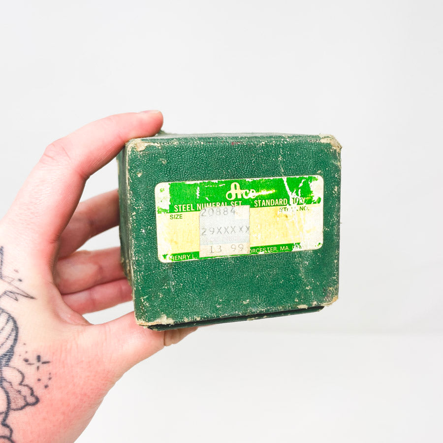 Ace Steel Letter & Number Stamp Set