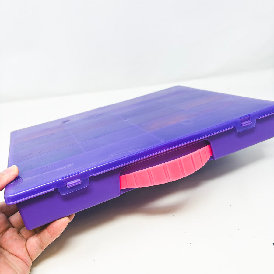 Purple Case of Rubber Loom Bands