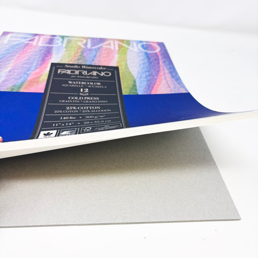 Fabriano Cold Press Studio Watercolor Pad - 11" x 14"