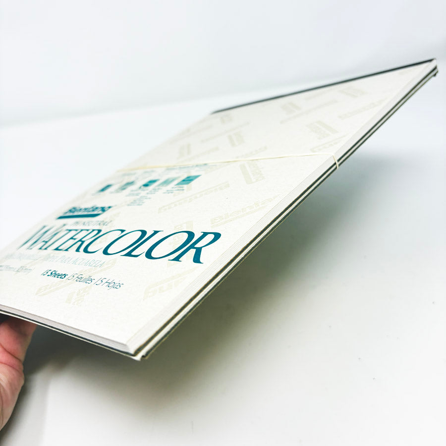 Bienfang Watercolor Pad + Partial - 9" x 12"