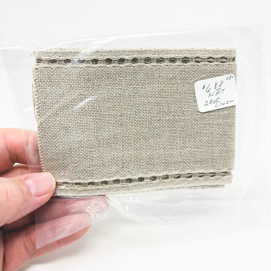 3" Linen Bands - White or Natural