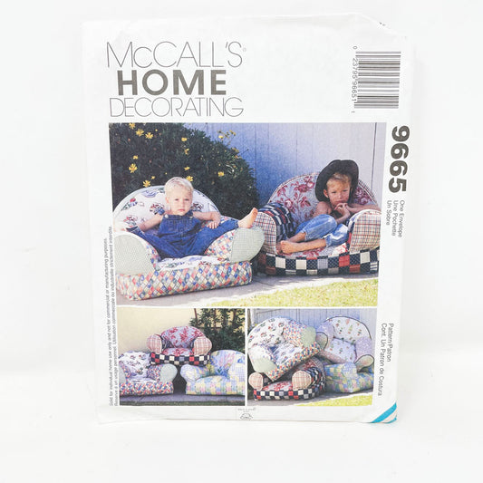 McCall's 9665 Sewing Pattern - Kid's Chair