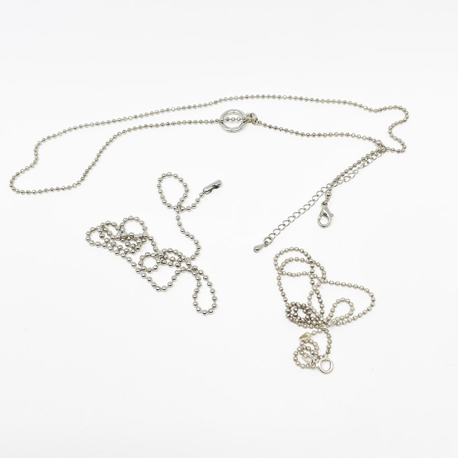 Silver Ball Chain Bundle
