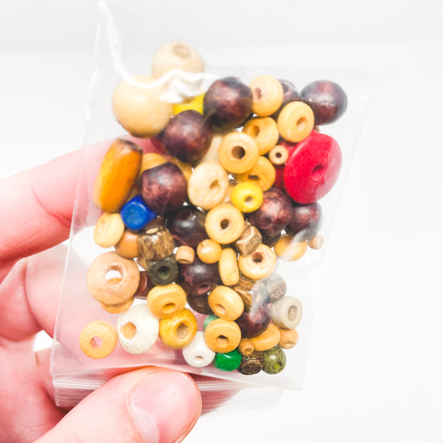 Mixed Wood Beads