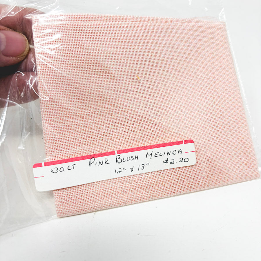 30 Count Melinda Linen - Pink Blush