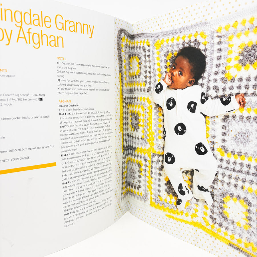 Cuddly Crochet Baby Blankets Booklet by Lion Brand Yarns