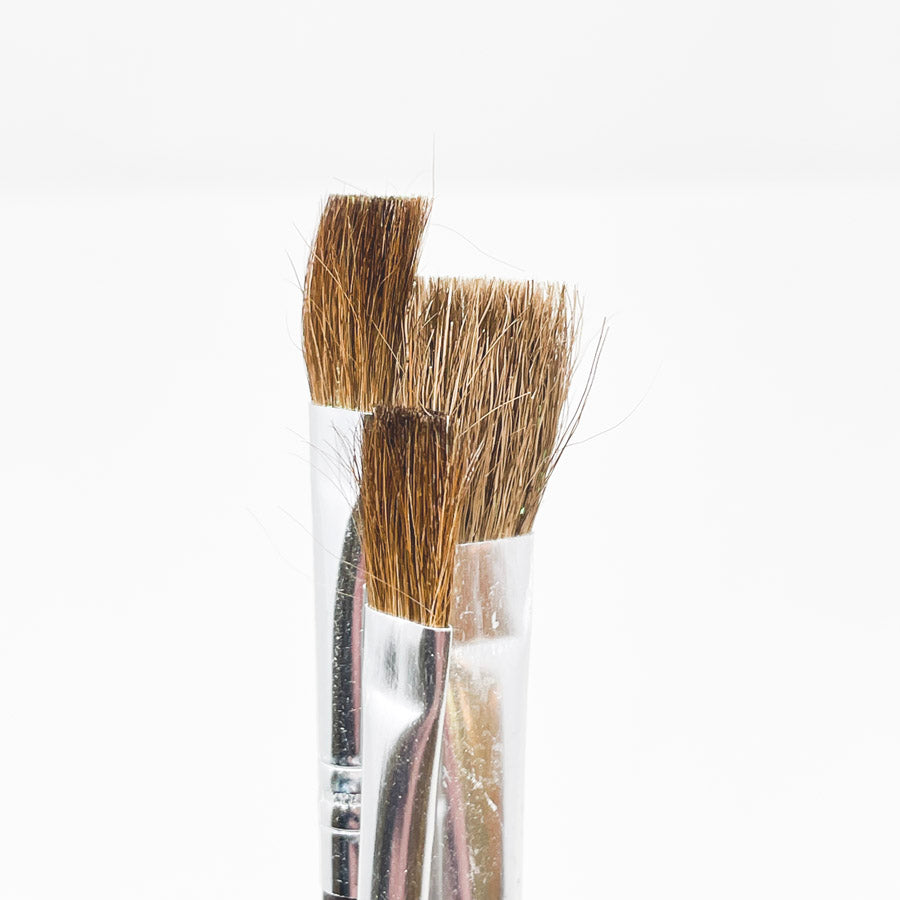 Bundle of Three Paintbrushes Incl. Ox Hair