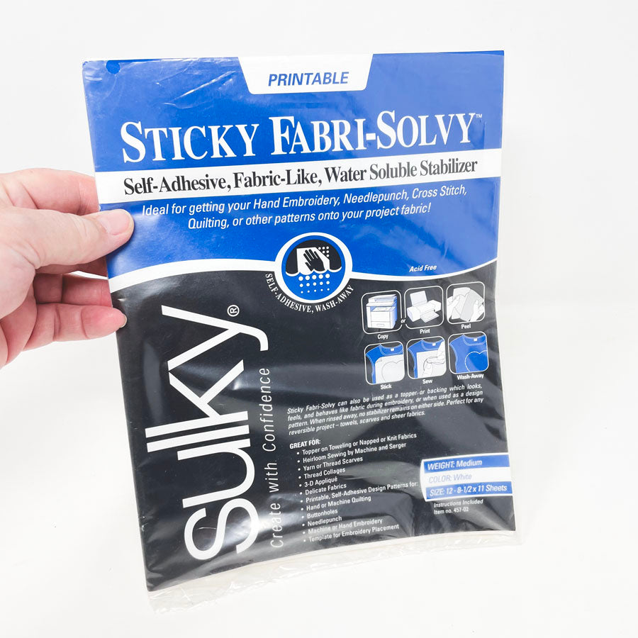 Sticky Fabri-Solvy - Printable – Hello Art Hatchery