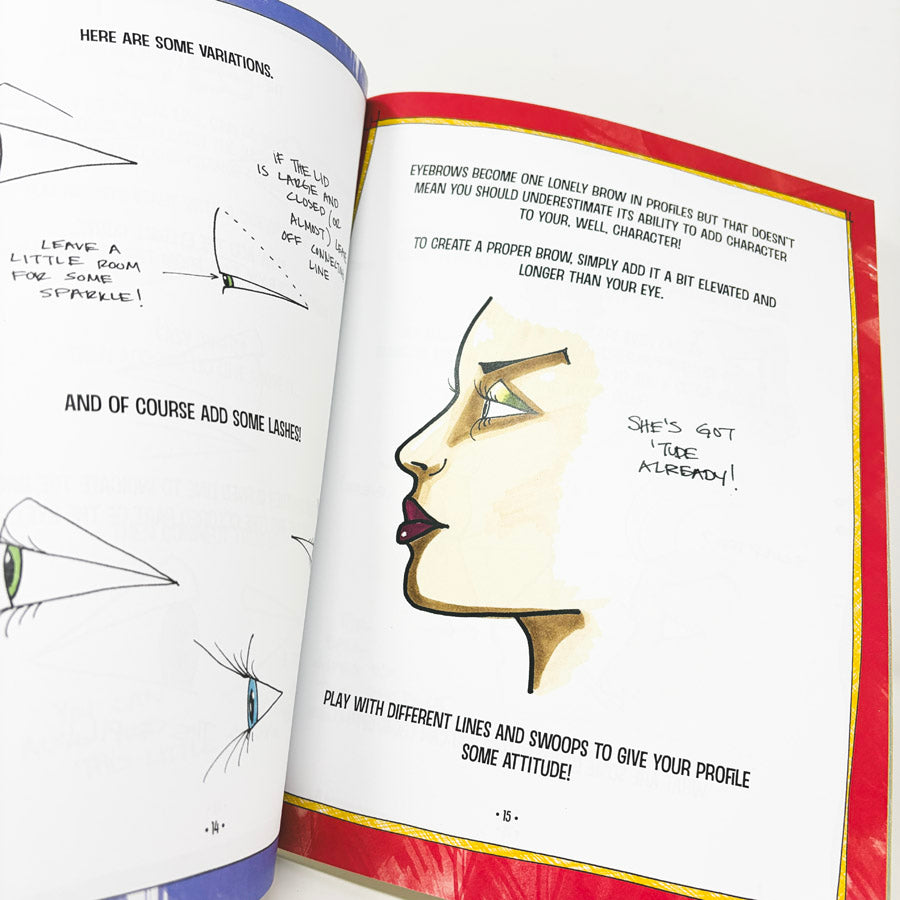 How to Draw More Fun, Fab Faces Book by Karen Campbell