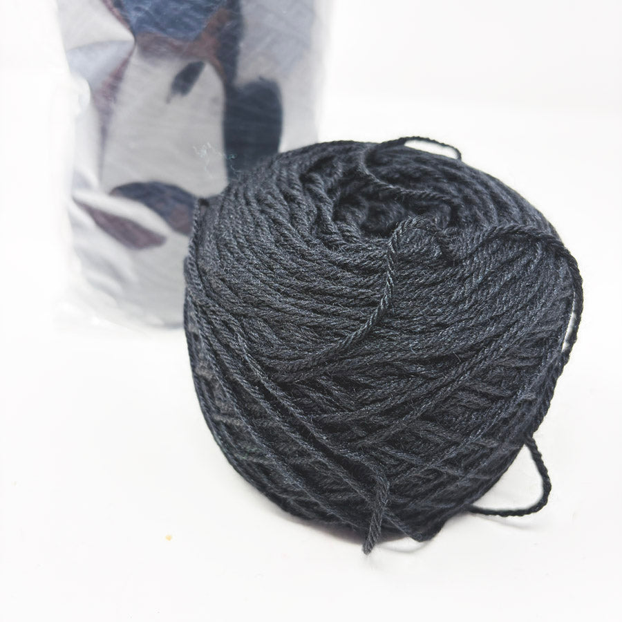 Bundle of KnitPicks Gloss Wool/Silk Yarn - Black