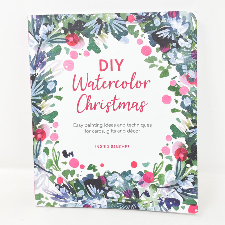 DIY Watercolor Christmas Book by Ingrid Sanchez