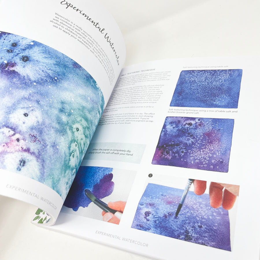 DIY Watercolor Christmas Book by Ingrid Sanchez